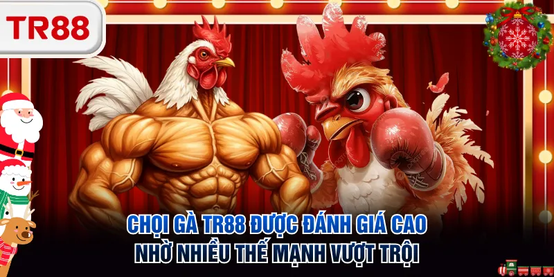  Chọi gà TR88 được đánh giá cao nhờ nhiều thế mạnh vượt trội